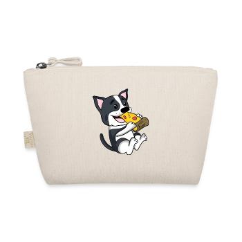 Boston Terrier Dog Pizza - Organic Pouch - nature - Front