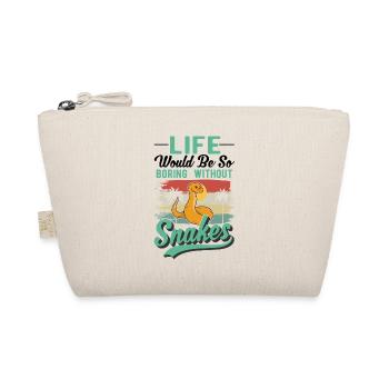 Snake Owner Snake Lover - Organic Pouch - nature - Front
