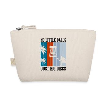 Pas de petites balles Juste de gros disques Discgolf - Trousse biologique - nature - Devant