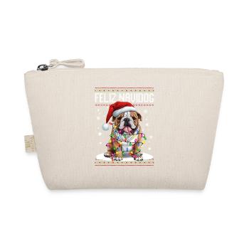 Chiot bouledogue Feliz Navidog - Feliz Navidad Christ - Trousse biologique - nature - Devant