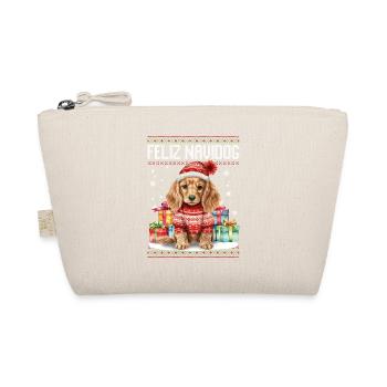 Cocker Spaniel Chien Feliz Navidog - Feliz Navidad - Trousse biologique - nature - Devant