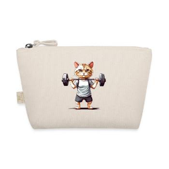 Conception d’humour de gymnase de chat musclé - Trousse biologique - nature - Devant