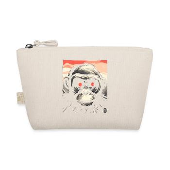 A Portrait of a Horror Ghosts Zombie Monkey - Organic Pouch - nature - Front