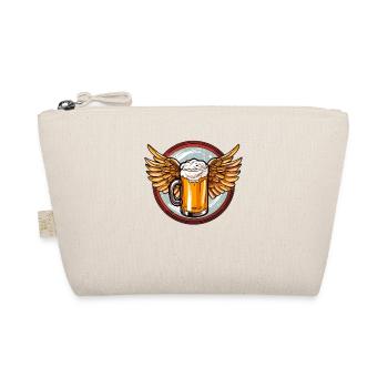 Bier mit Flügeln - Bio-Täschchen - Natur - Vorne
