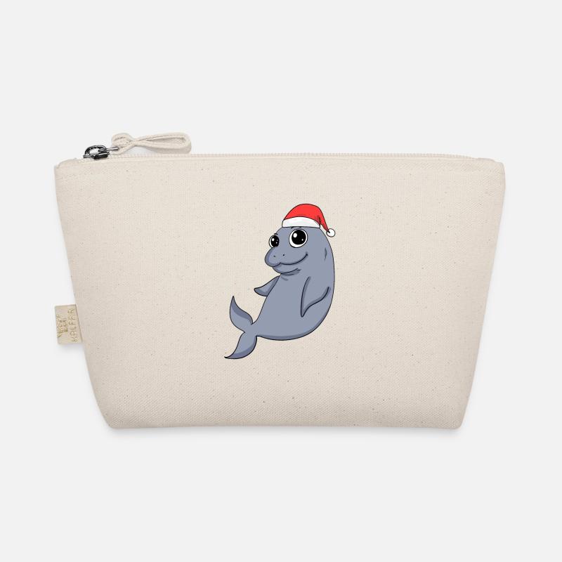 Dugong Weihnachten Bio-Täschchen