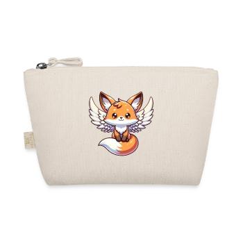 Ange renard roux céleste avec des ailes mystiques - Trousse biologique - nature - Devant