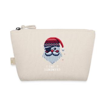 Père Noël avec motif de tricot Eye Patch - Trousse biologique - nature - Devant