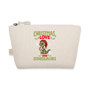 Dino Boy Enfants Noël Amour Dinosaure - Trousse biologique - nature - Devant