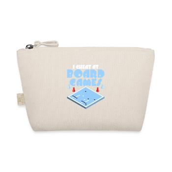 I Cheat At Board Games Tabletop Player Nerd Gamer - Organic Pouch - nature - Front