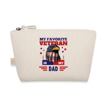 Mon vétéran préféré est mon père Veterans Day USA - Trousse biologique - nature - Devant