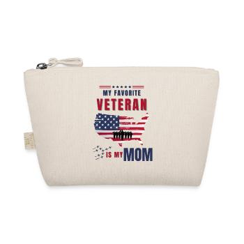 Mon vétéran préféré est ma mère Veterans Day USA - Trousse biologique - nature - Devant