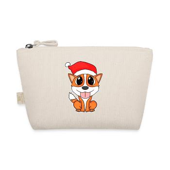 Welsh Corgi Chien Animal Noël - Trousse biologique - nature - Devant
