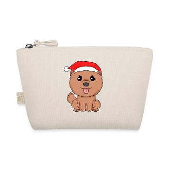 Chow Chow Chien Animal Noël - Trousse biologique - nature - Devant