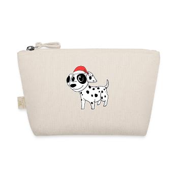 Dalmatian Dog Animal Christmas - Organic Pouch - nature - Front