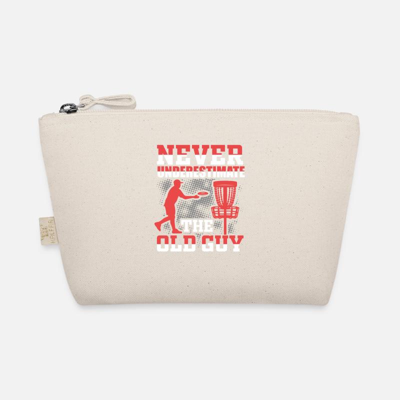 Never underestimate the old man at disc golf Organic Pouch