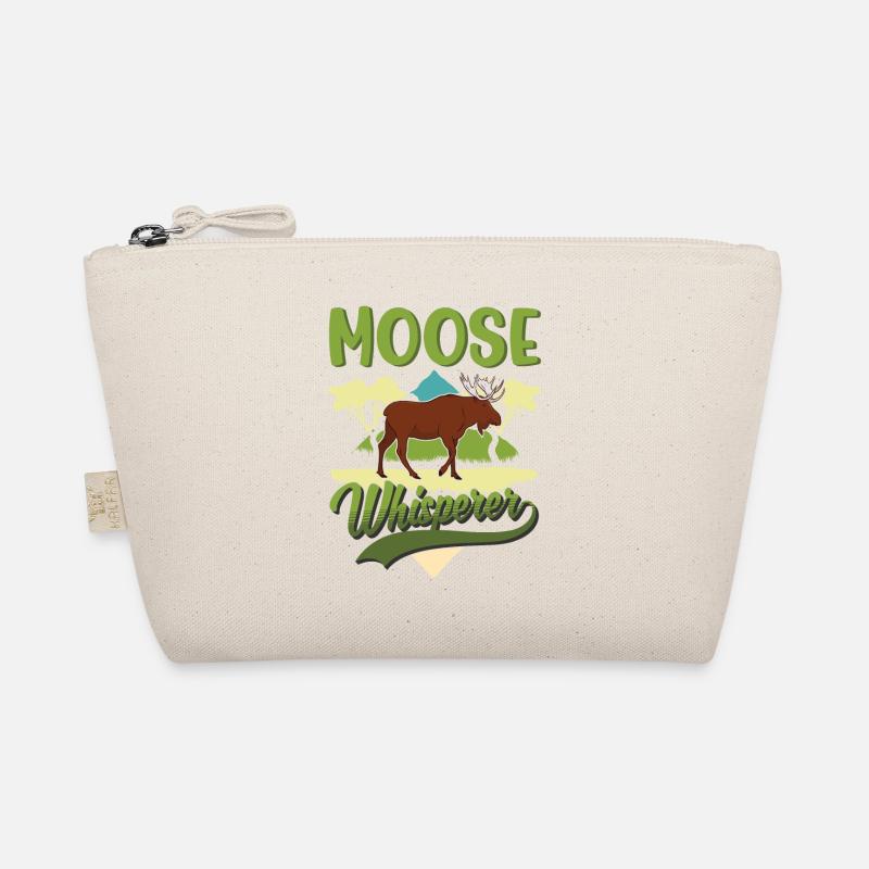 Moose Whisperer Moose Antlers Scandinavia Organic Pouch