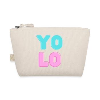Cooles Candy YOLO Design - Bio-Täschchen - Natur - Vorne