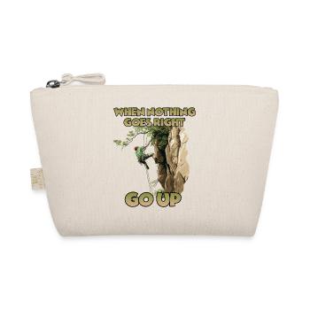 Toprope climbing nature experience for climbers - Organic Pouch - nature - Front