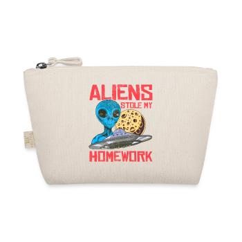 Alien, UFO, UAP, Space, Space Flying Object - Organic Pouch - nature - Front