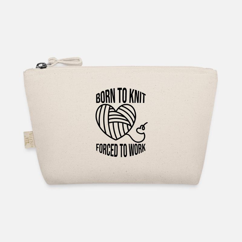 Knitting Crochet Tailor Seamstress Knitter Organic Pouch