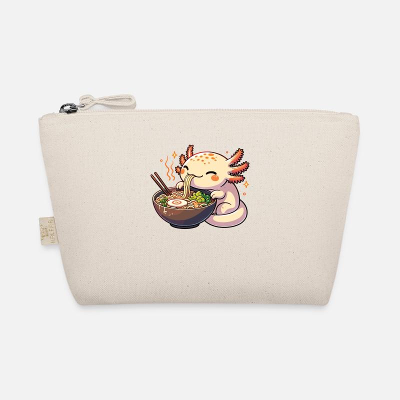 But first Ramen süße Axolotl isst Ramen Bio-Täschchen