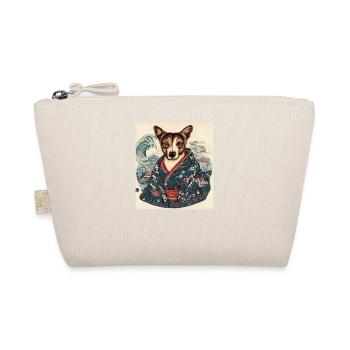 Hund Japanisch - Bio-Täschchen - Natur - Vorne