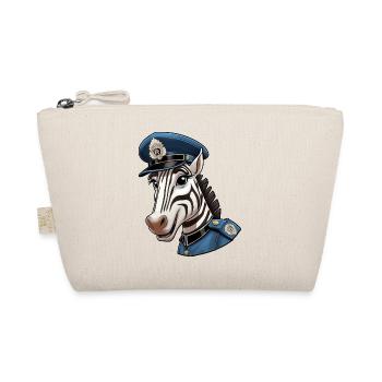 Polizei Zebra - Bio-Täschchen - Natur - Vorne