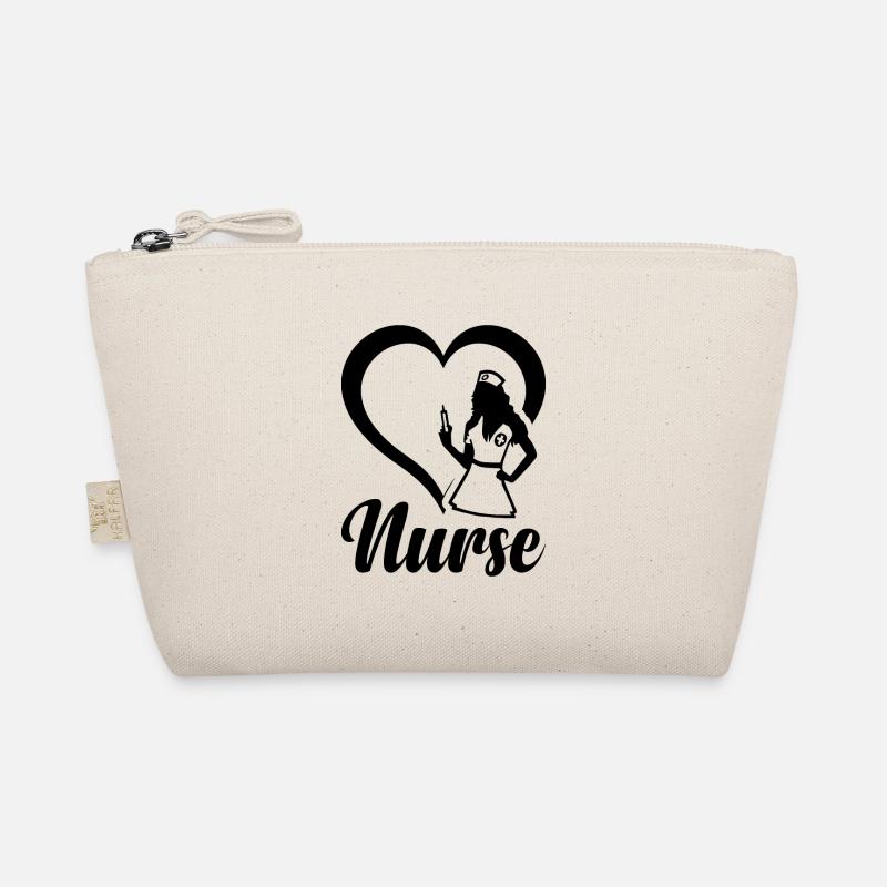 Nurse with Heart Nursing Nurse Organic Pouch