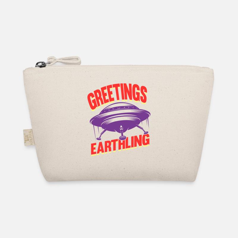Alien, UFO, UAP, Space, Space Flying Object Organic Pouch