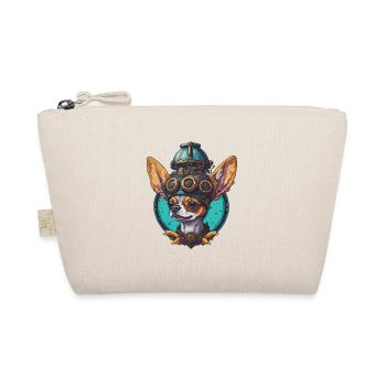 Rétro Steampunk Sci-Fi Chihuahua chiens Design - Trousse biologique - nature - Devant