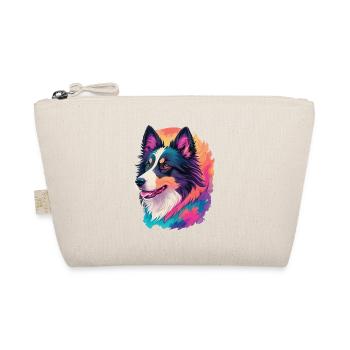 Design d’Art Border Collie coloré pour les Fans de chiens - Trousse biologique - nature - Devant