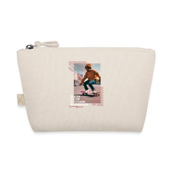 Skateboarding Skater Skate Skateboarder Kinder - Bio-Täschchen - Natur - Vorne