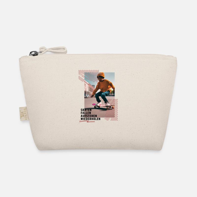 Skateboard Design Perfekt Jungen Geschenkidee Bio-Täschchen