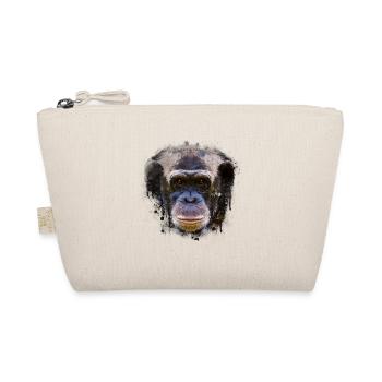 chimpanzees head apes apes chimpanzee - Organic Pouch - nature - Front