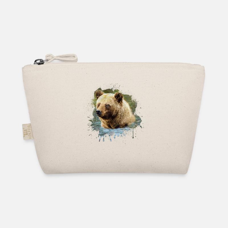 Bear, Grizzly Bear, Brown Bear, Predator, Wildlife, Bears Organic Pouch