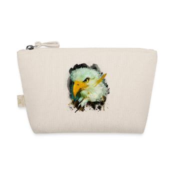 Eagle Head Bird of Prey Falcon Bird Eagle - Organic Pouch - nature - Front