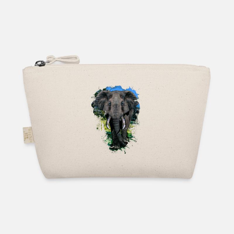 Elephant Head Animal Proboscis Elephant Organic Pouch