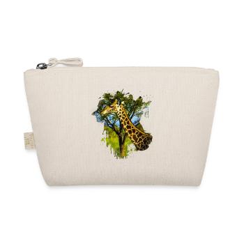 Giraffe, Mammal, Safari, West African Giraffe - Organic Pouch - nature - Front