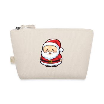 Père Noël drôle de Noël - Trousse biologique - nature - Devant
