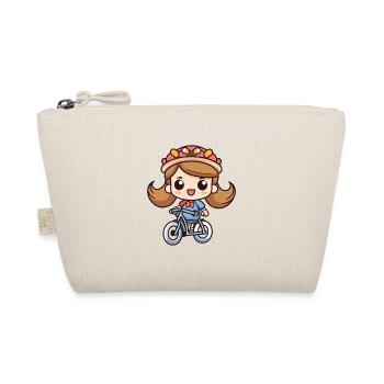 Bicyclette Fille Mignonne - Trousse biologique - nature - Devant
