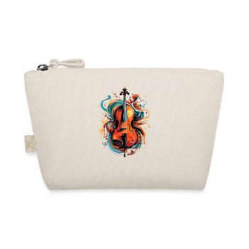 Cello player Cellist musician - Organic Pouch - nature - Front