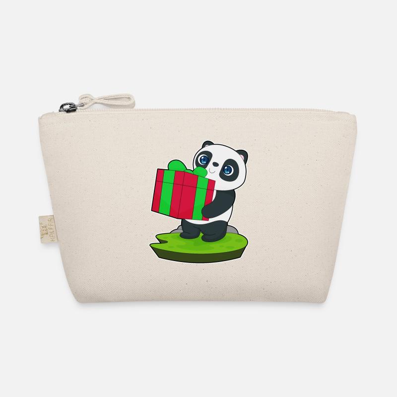 Panda Christmas Package Organic Pouch