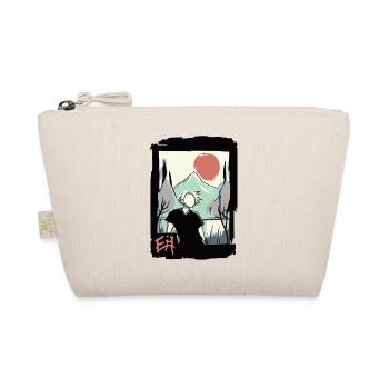 Beautiful day in nature under Japan's red sun - Organic Pouch - nature - Front