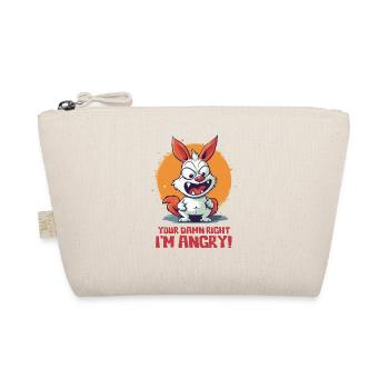 Damn right, I'm angry: Squirrel - Organic Pouch - nature - Front