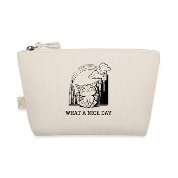 Cat has a nice day in the city - Organic Pouch - nature - Front