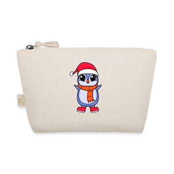 Penguin Christmas - Organic Pouch - nature - Front