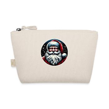 Santa Claus design Funny Gift for Xmas Lovers - Organic Pouch - nature - Front