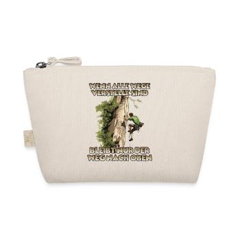 Toprope Klettern Bergsport für Toprope Kletterer - Bio-Täschchen - Natur - Vorne