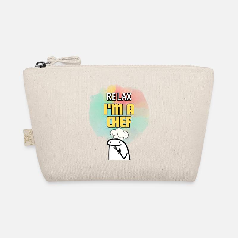 Relax I am a Chef | Chef in progress Gift for Chef Organic Pouch