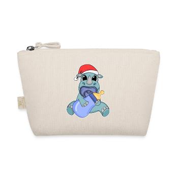 Rhinocéros bébé Noël - Trousse biologique - nature - Devant